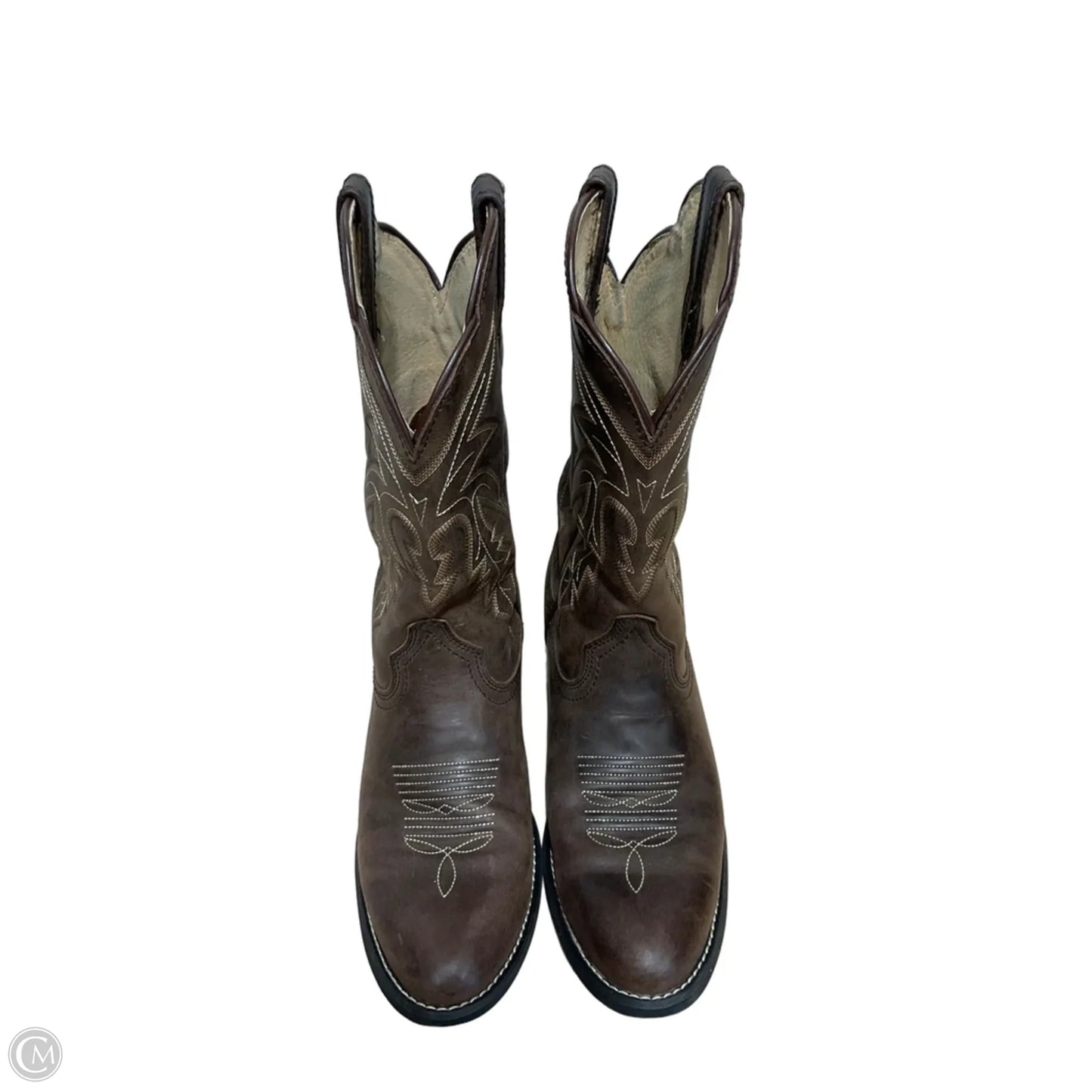 Boots Western By Cma In Brown, Size: 9