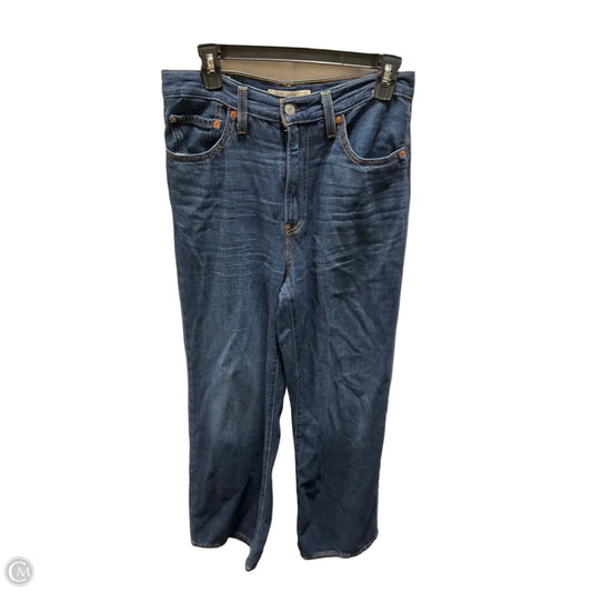 Jeans Wide Leg By Levis In Blue, Size: 6