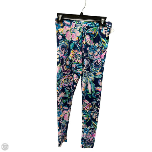 Pants Designer By Lilly Pulitzer In Floral Print, Size: Xl
