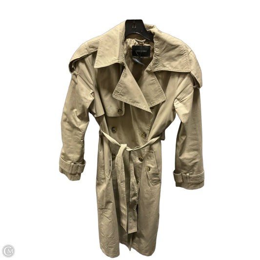Coat Trench Coat By Banana Republic In Tan, Size: S