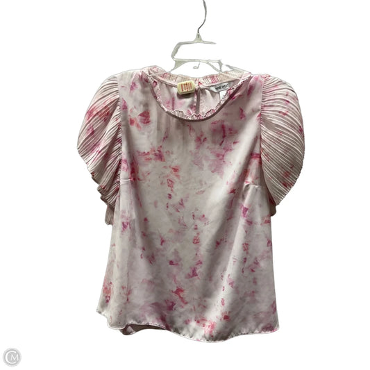 Top Short Sleeve By Nine West Apparel In Pink, Size: Xl