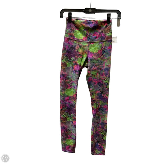 Athletic Leggings By Lululemon In Multi-colored, Size: 4