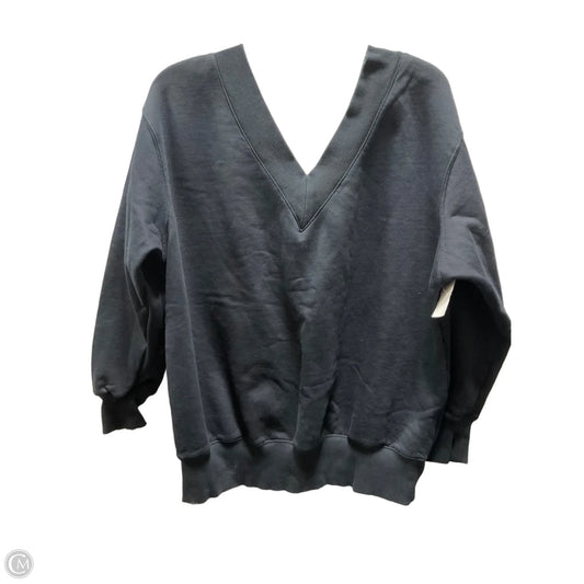 Sweatshirt Collar By Nike Apparel In Black, Size: S