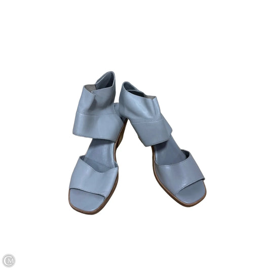 Sandals Heels Block By Eileen Fisher In Grey, Size: 8