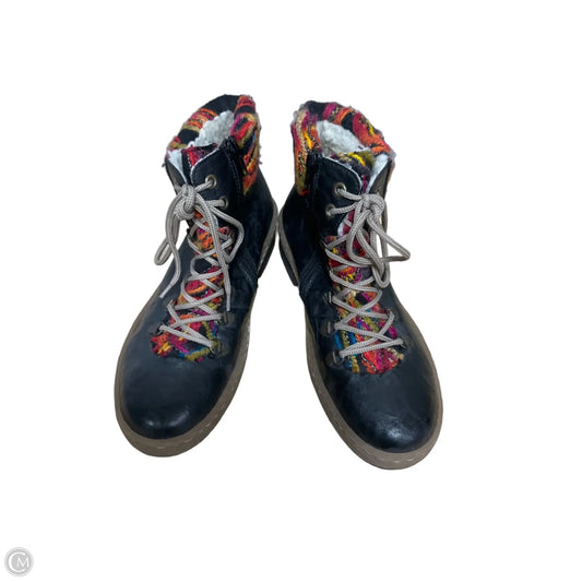 Boots Ankle Flats By Riekers In Multi-colored, Size: 8.5