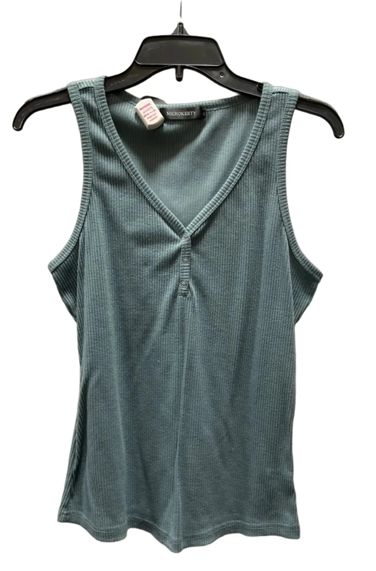 Tank Top By Merokeety In Aqua, Size: M