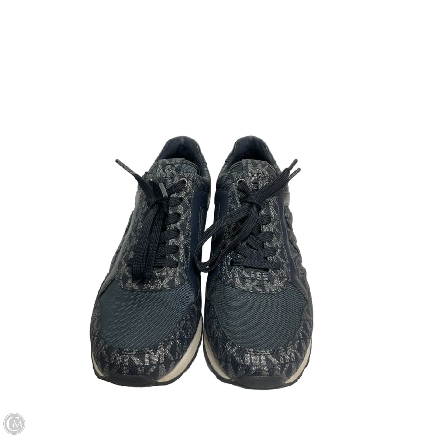 Shoes Athletic By Michael By Michael Kors In Blue & Silver, Size: 8