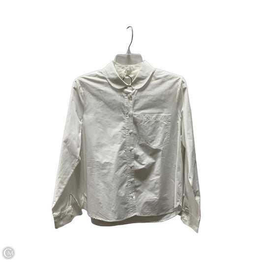 Blouse Long Sleeve By A Loves A In White, Size: M