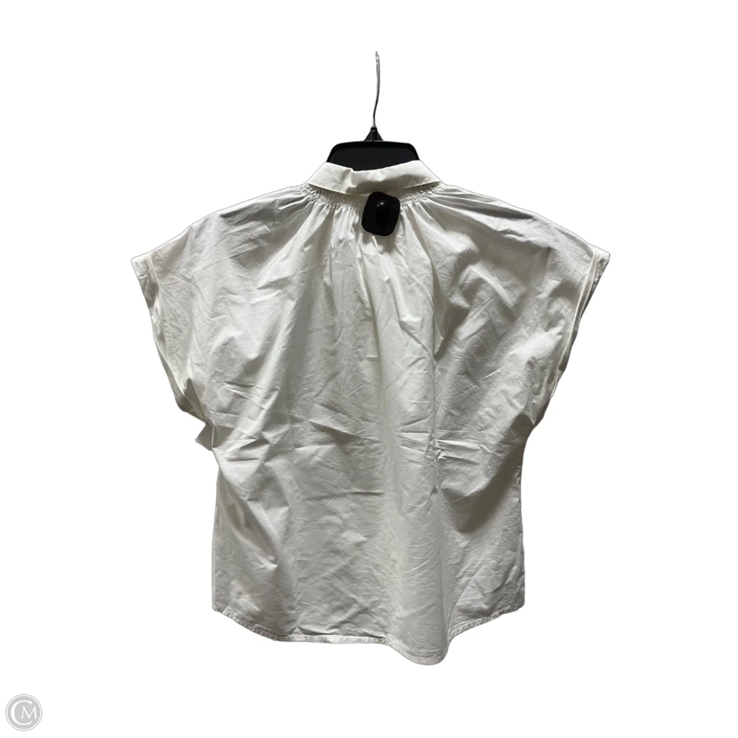 Blouse Short Sleeve By A Loves A In Cream, Size: M