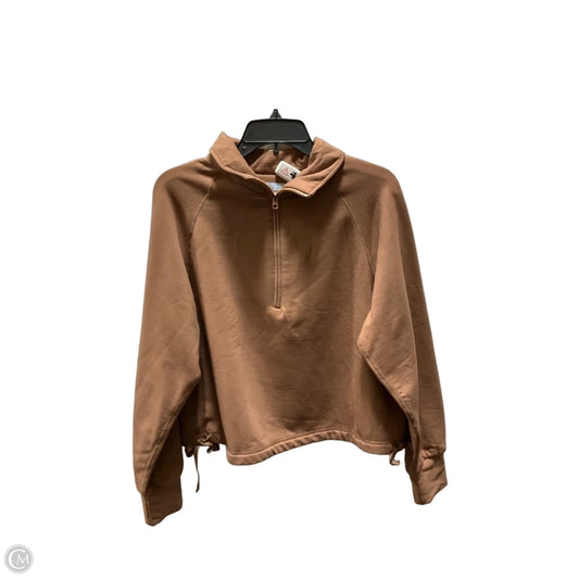 Sweatshirt Collar By Antonio Melani In Brown, Size: M