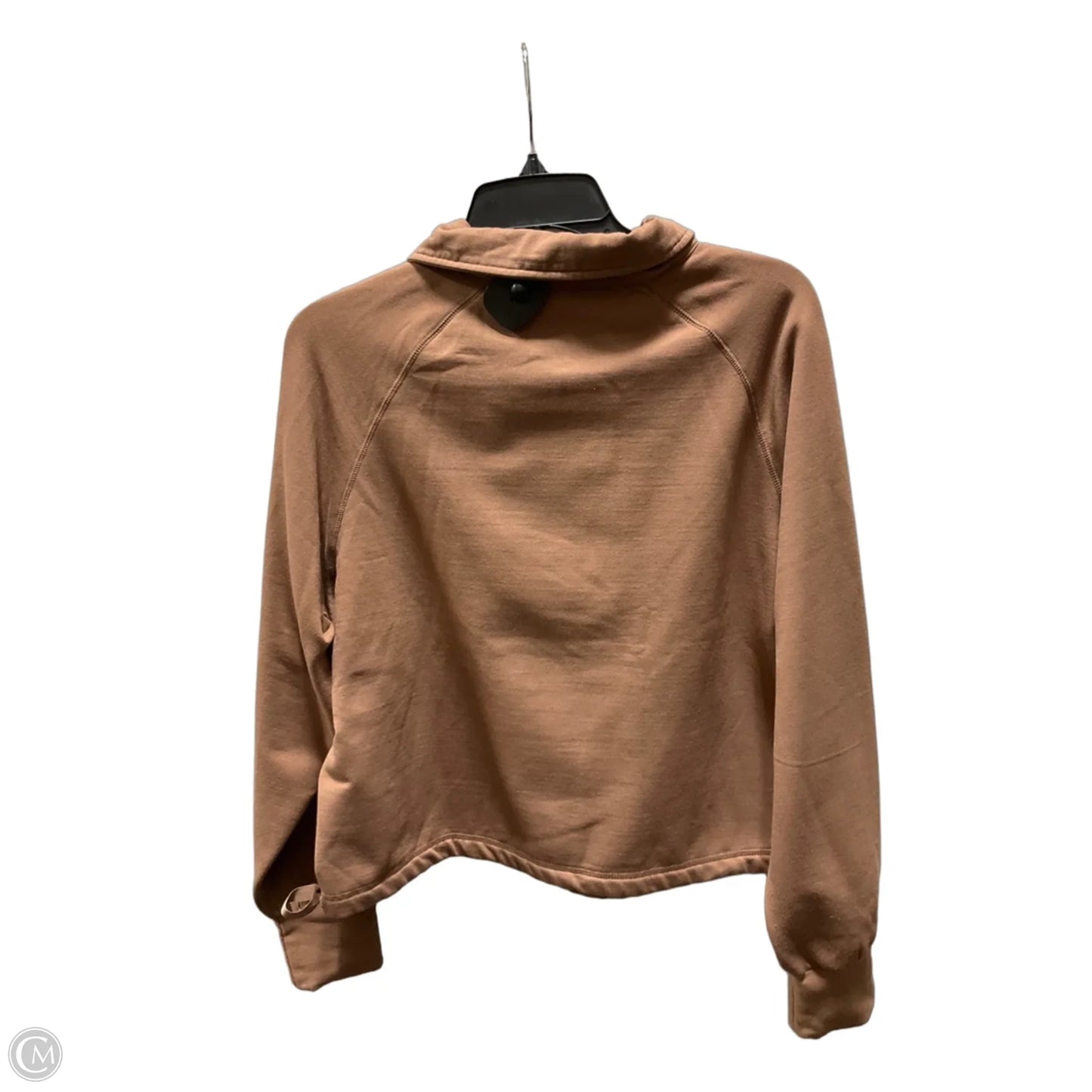 Sweatshirt Collar By Antonio Melani In Brown, Size: M