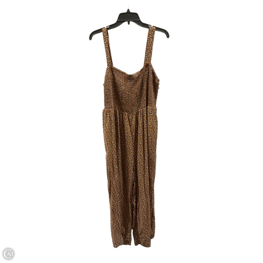 Jumpsuit By Dokotoo In Blue & Brown, Size: 2x