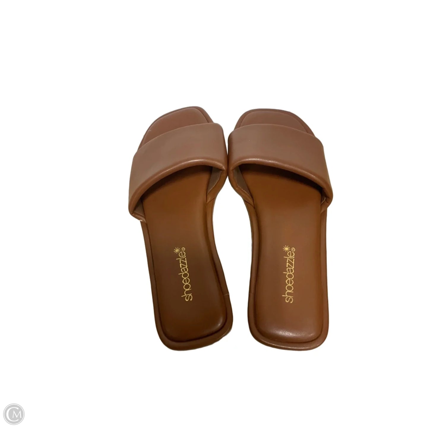 Sandals Flats By Shoedazzle In Brown, Size: 7.5