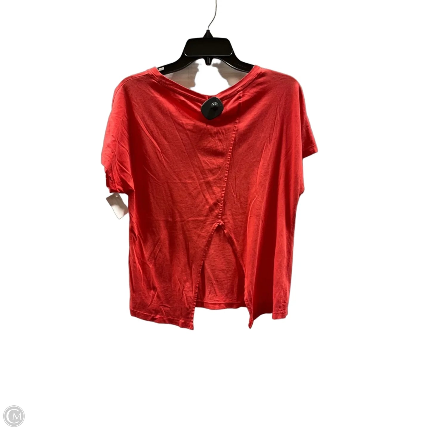 Athletic Top Short Sleeve By Athletic Works In Orange, Size: M