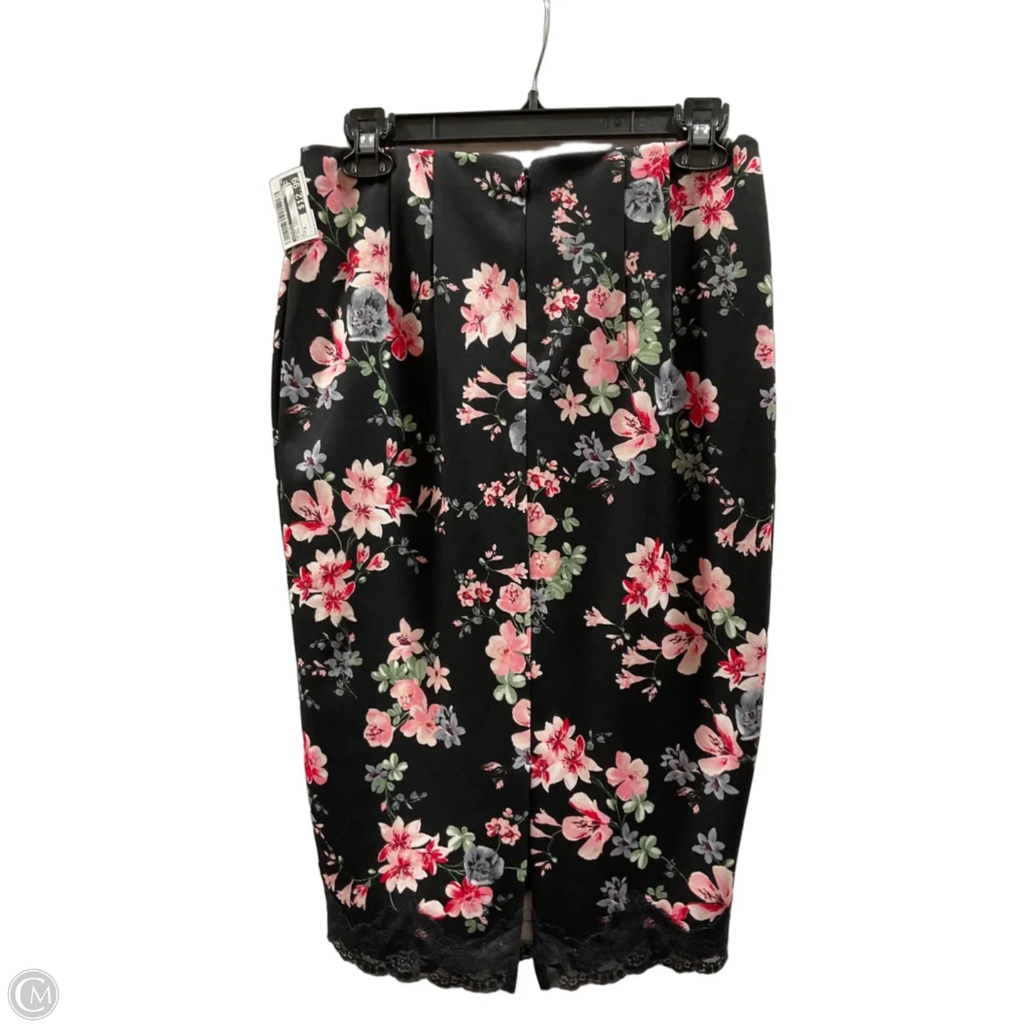 Skirt Midi By Express In Floral Print, Size: 8
