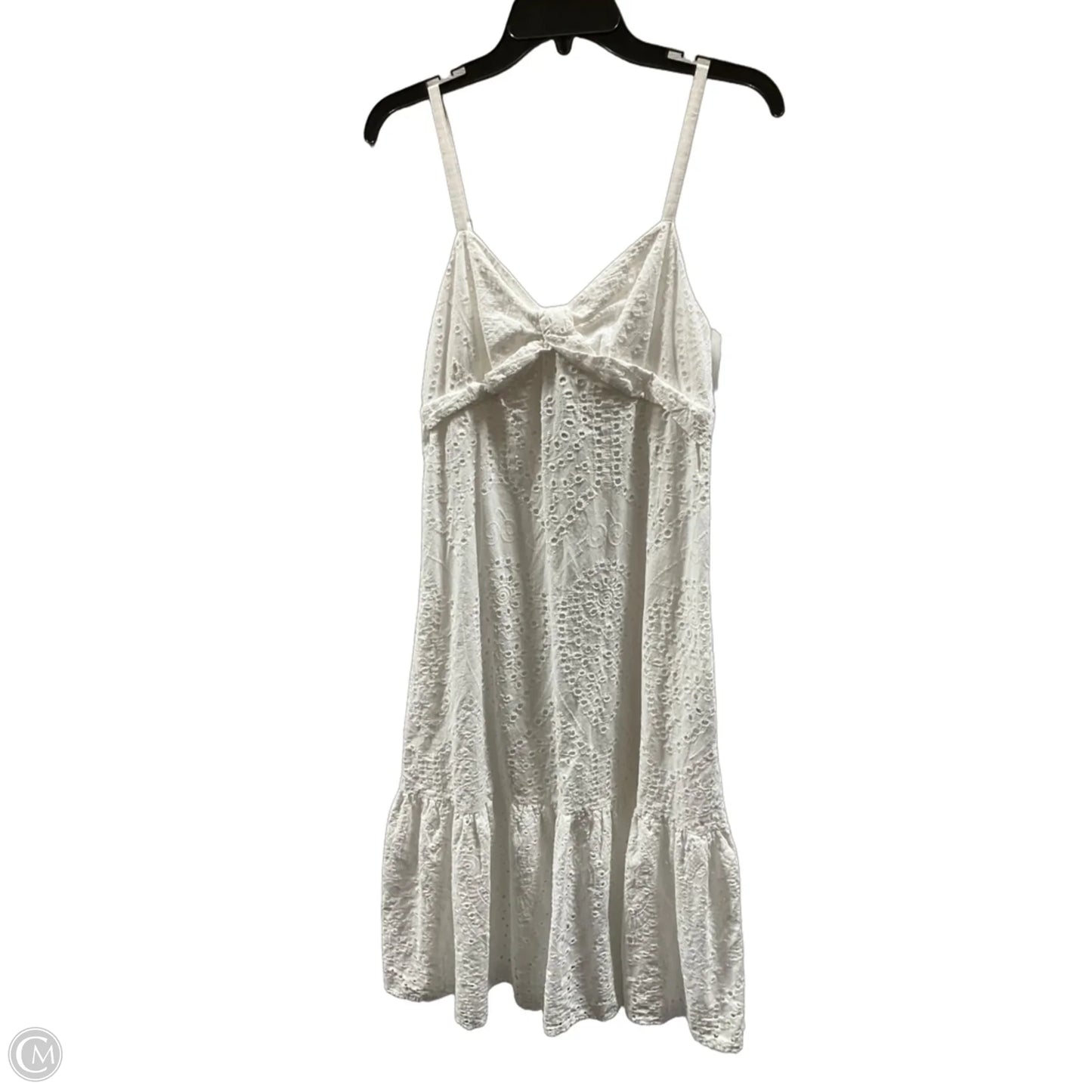 Dress Casual Midi By Simply Vera In Cream, Size: M