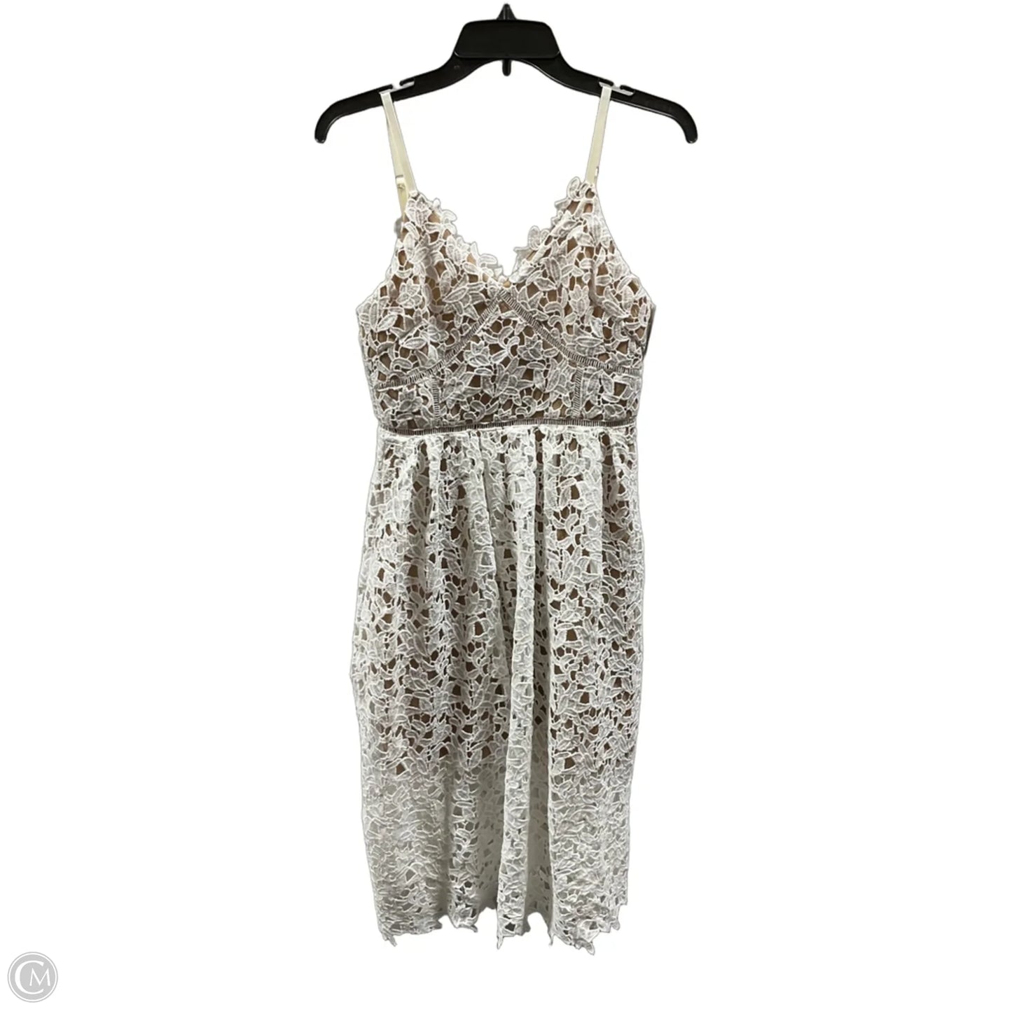 Dress Party Midi By Entro In Cream, Size: S