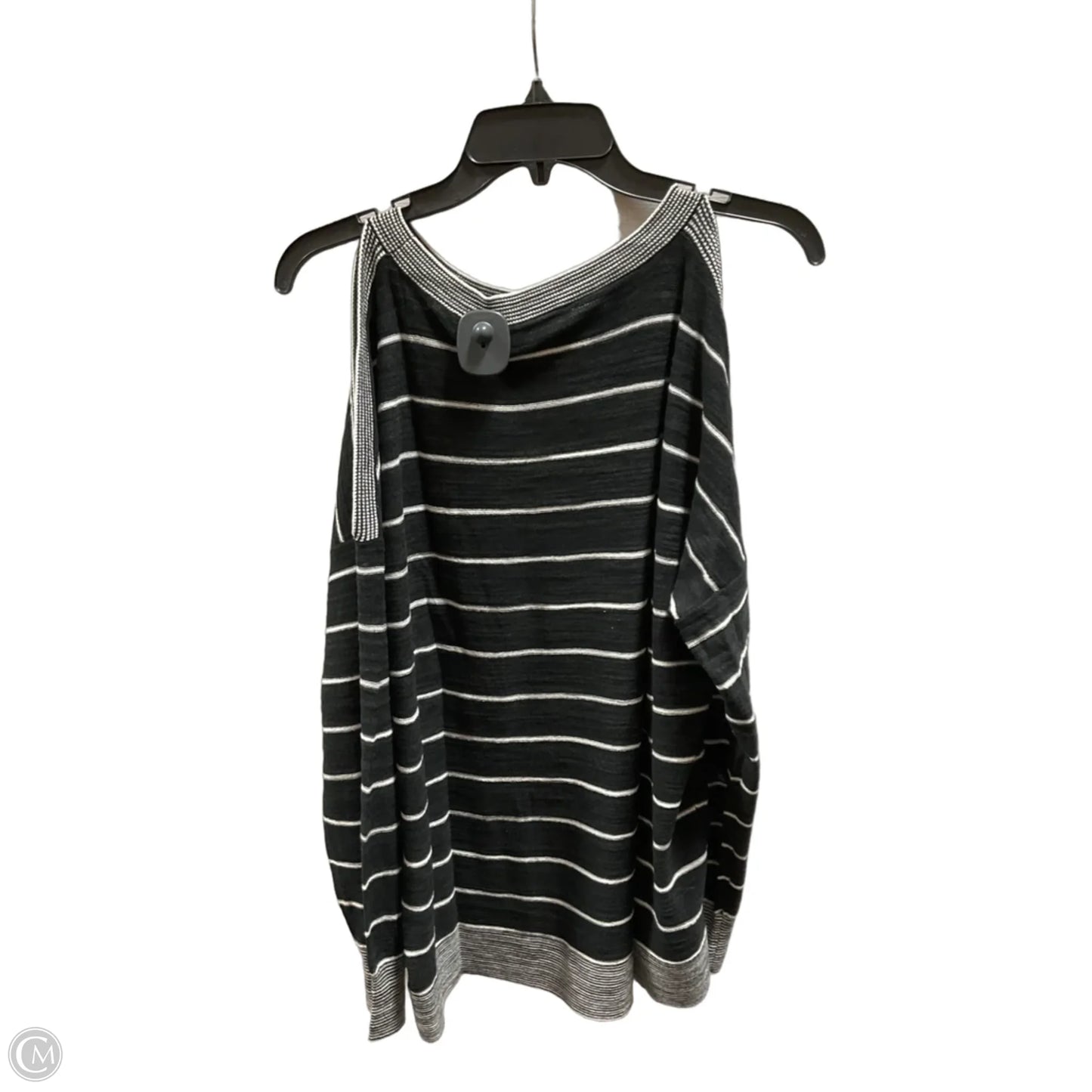 Top Long Sleeve By Loft In Striped Pattern, Size: L