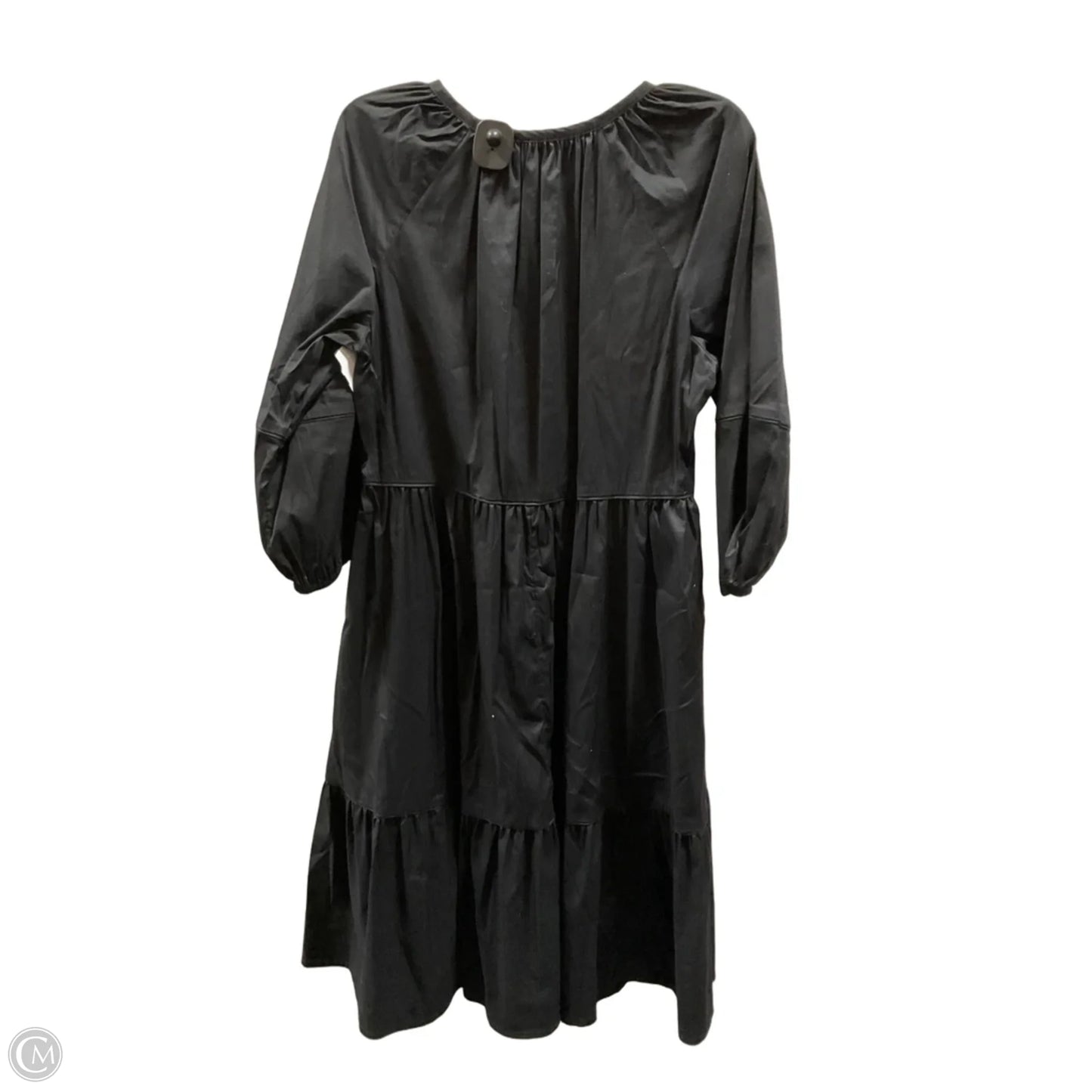 Dress Casual Midi By Chicos In Black, Size: M