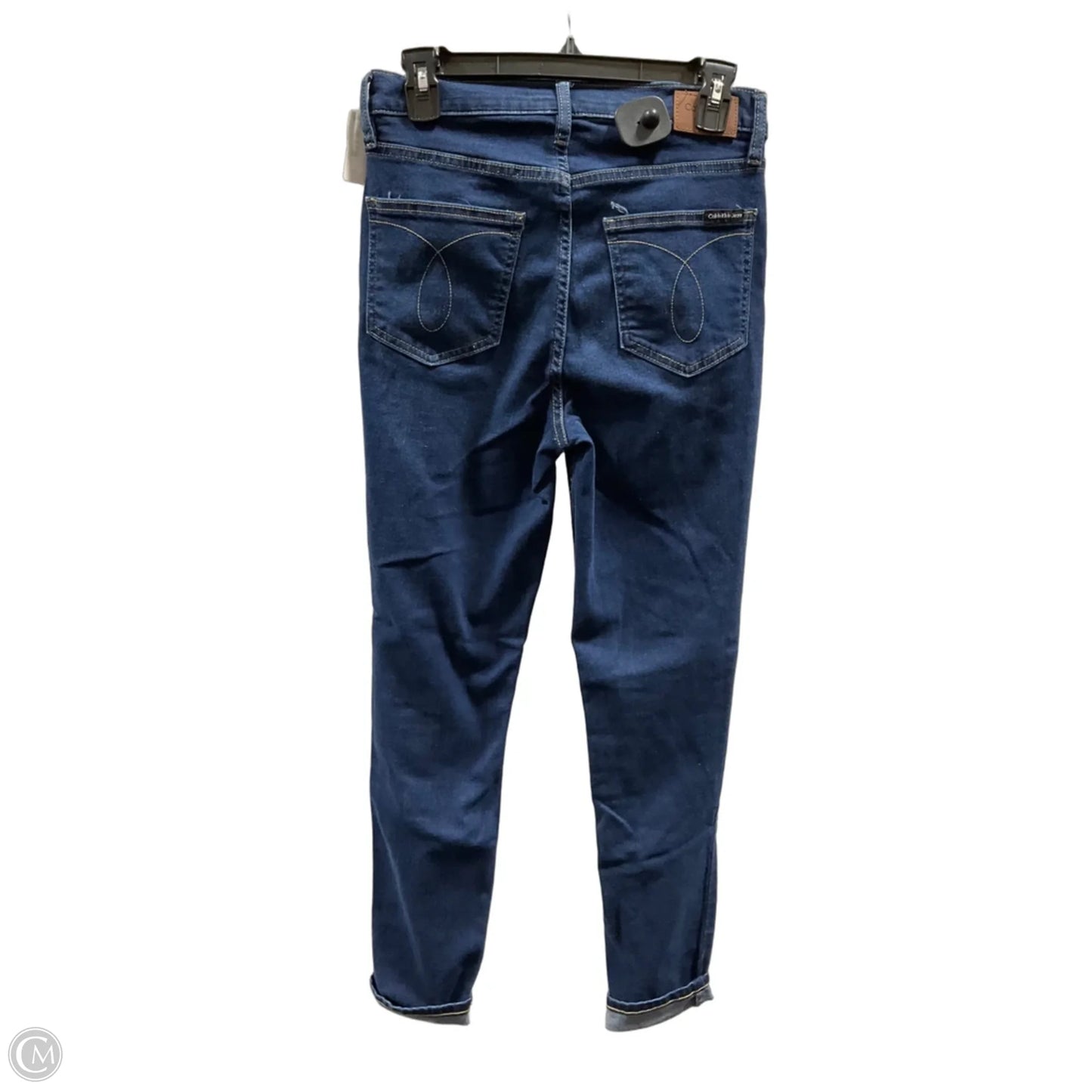Jeans Skinny By Calvin Klein In Blue, Size: 6