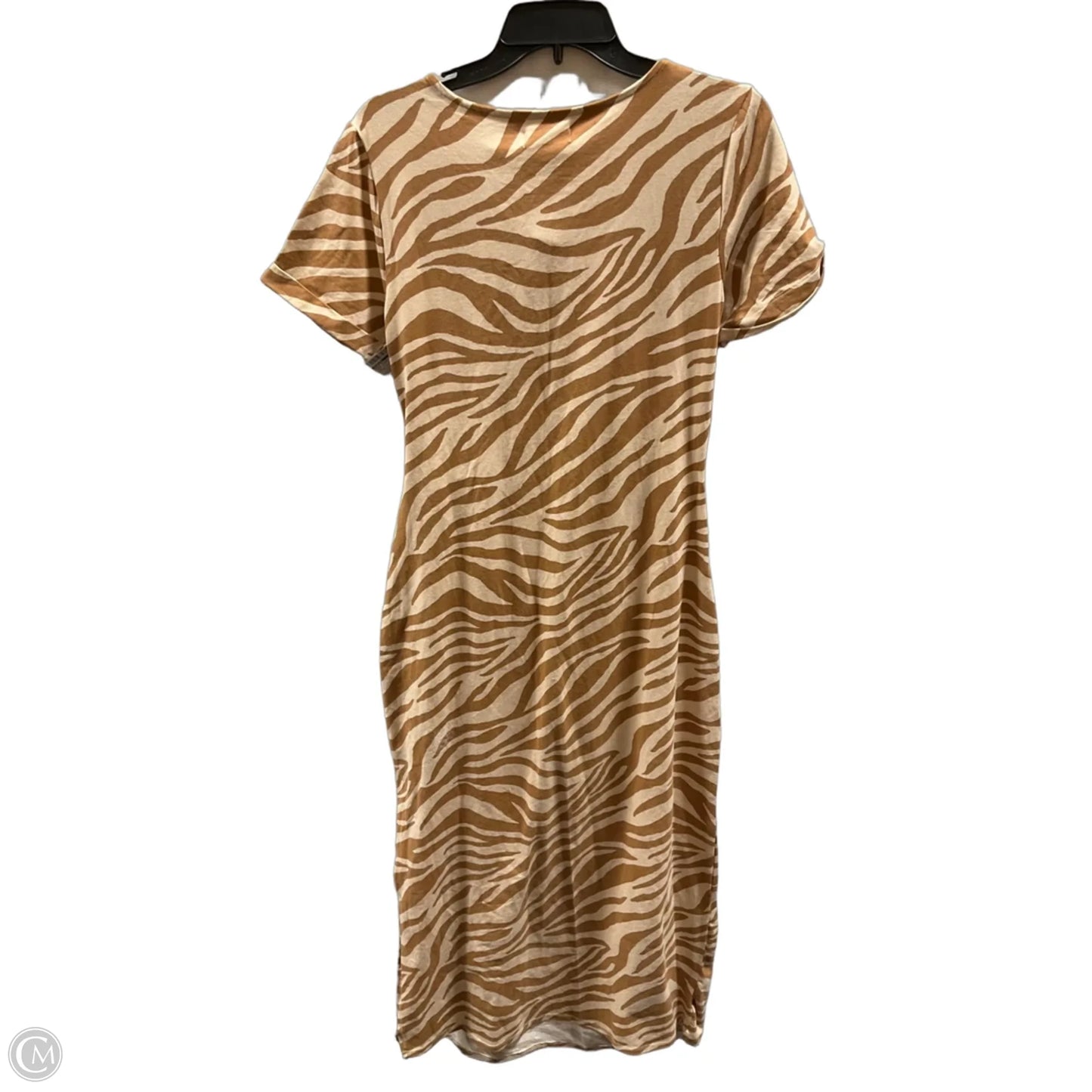 Dress Casual Midi By Maurices In Zebra Print, Size: M