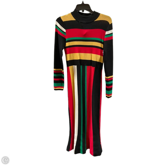 Dress Casual Maxi By Cmf In Multi-colored, Size: L