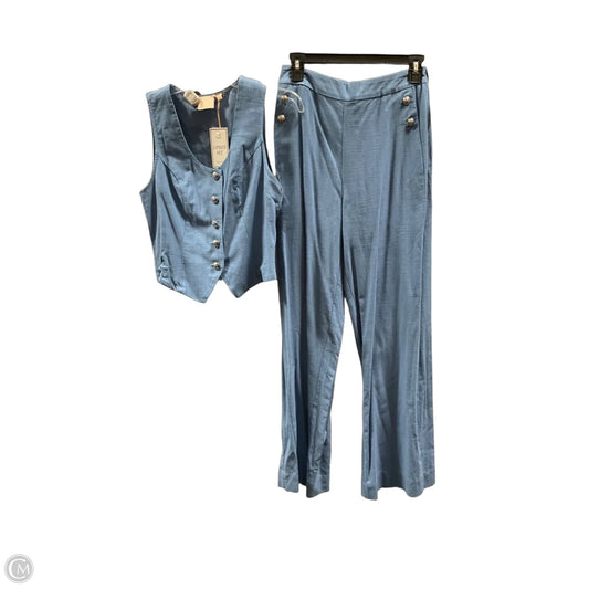 Pants Set 2pc By Good Luck Gem In Blue, Size: M