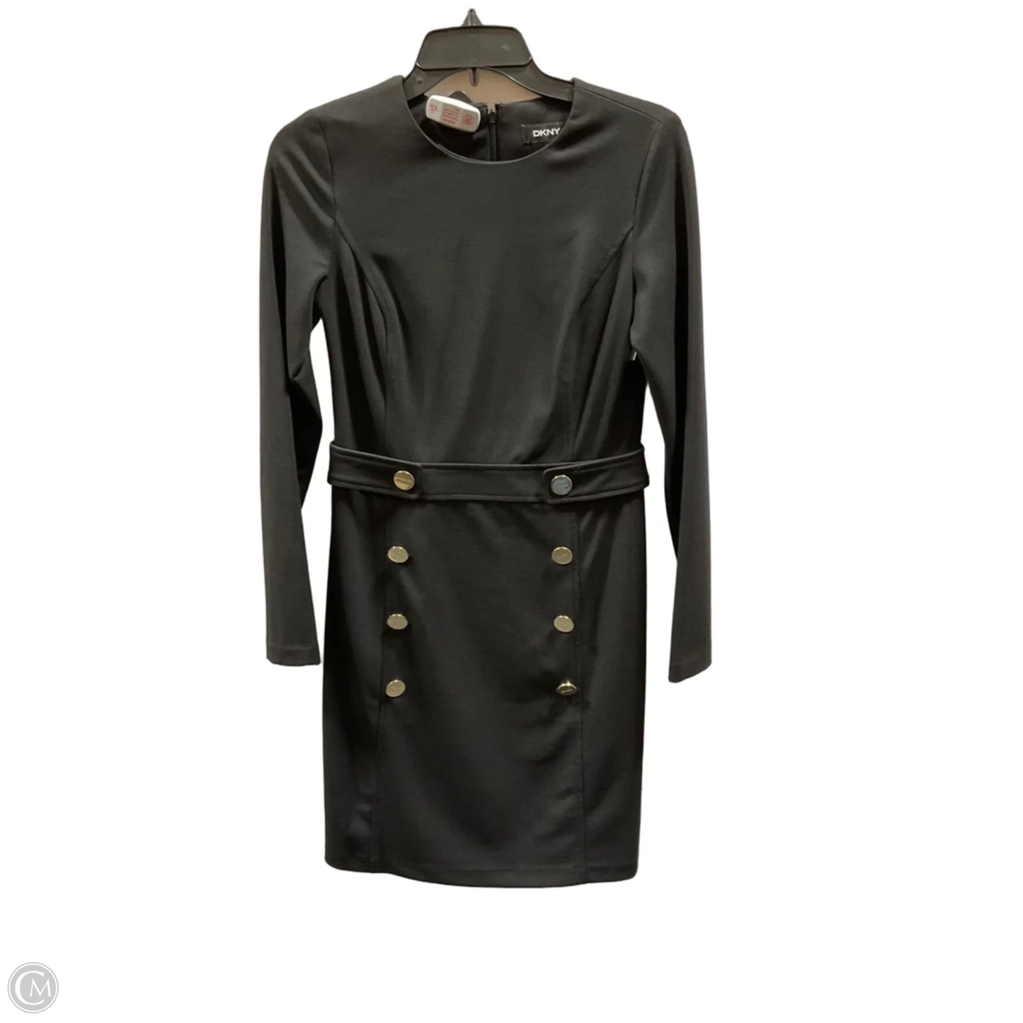 Dress Casual Midi By Dkny In Black, Size: 2