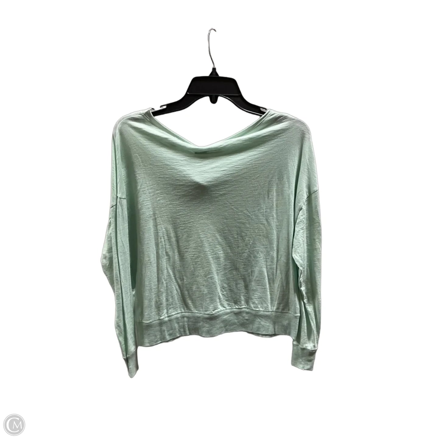 Top Long Sleeve By Vince In Aqua, Size: S