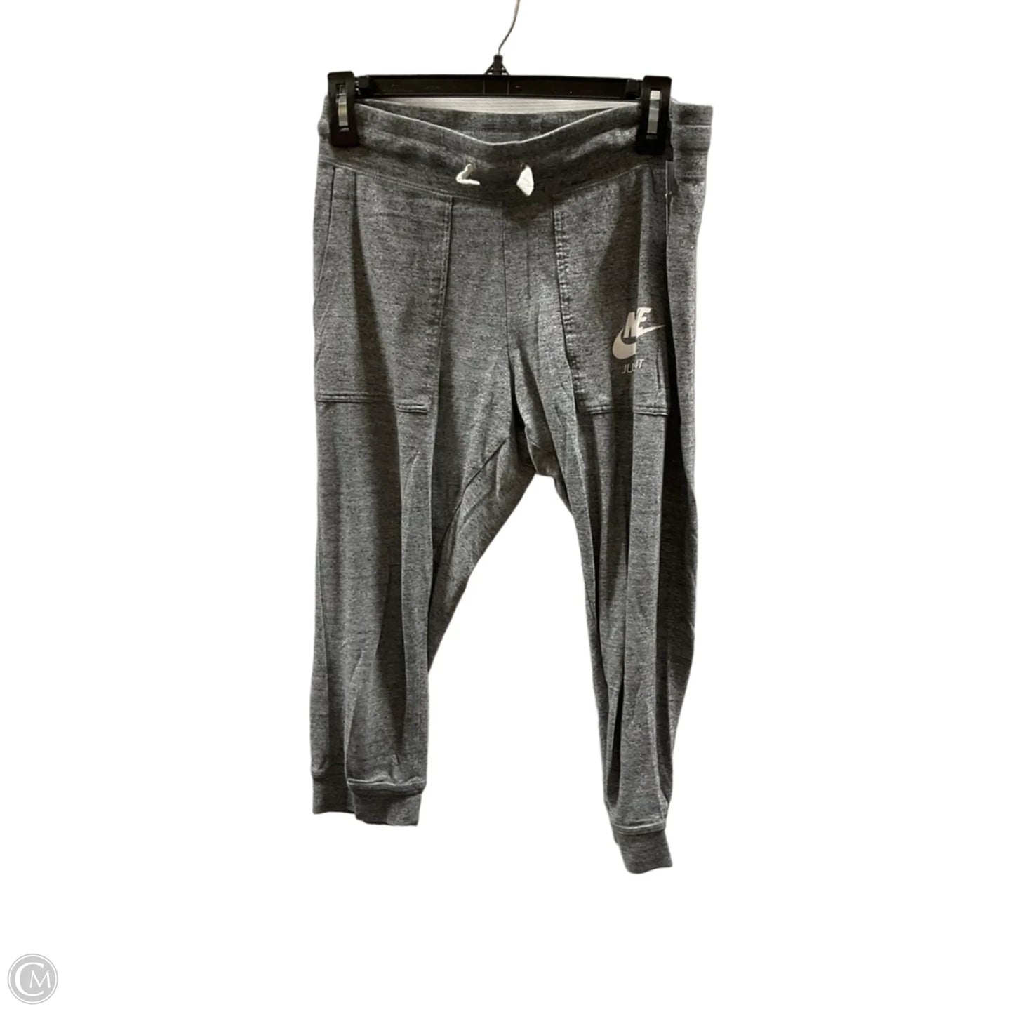 Athletic Capris By Nike Apparel In Grey, Size: S