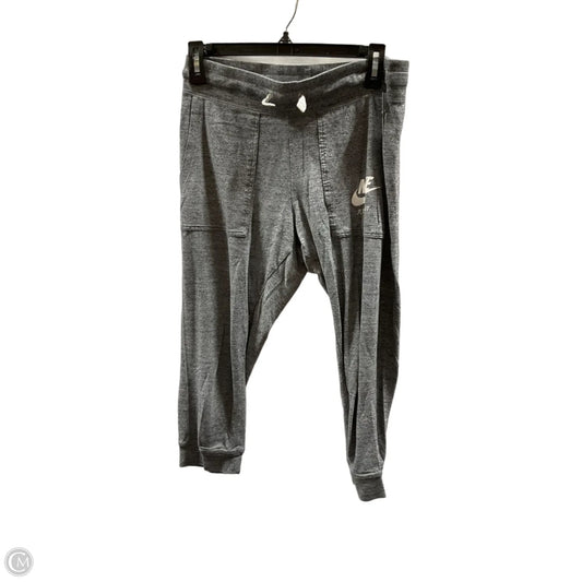 Athletic Capris By Nike Apparel In Grey, Size: S