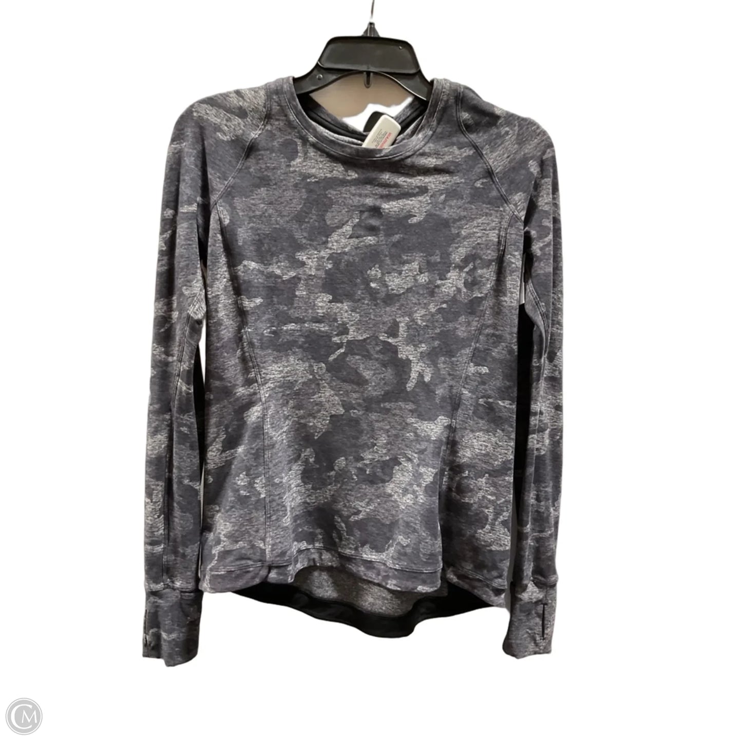Athletic Top Long Sleeve Crewneck By Lululemon In Grey, Size: 10