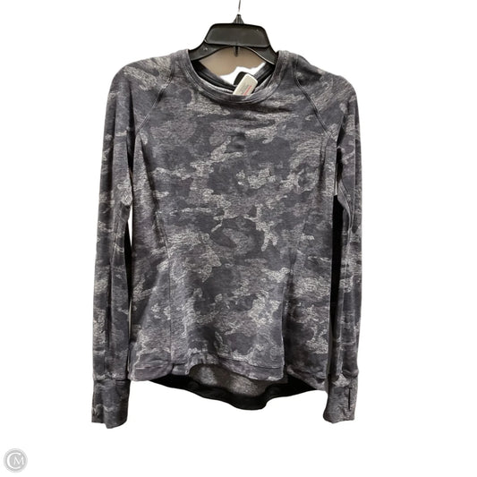 Athletic Top Long Sleeve Crewneck By Lululemon In Grey, Size: 10