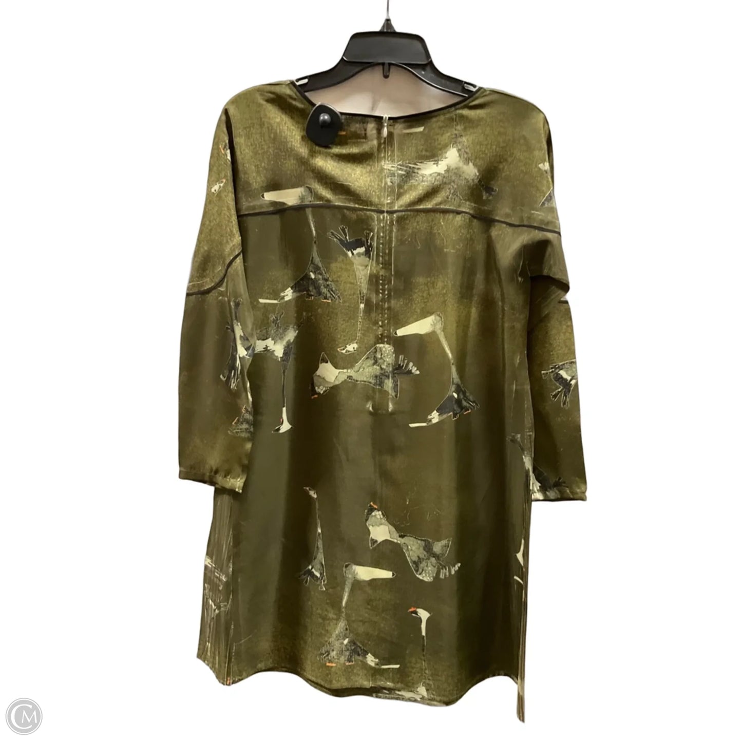 Dress Casual Midi By Cma In Green, Size: 0