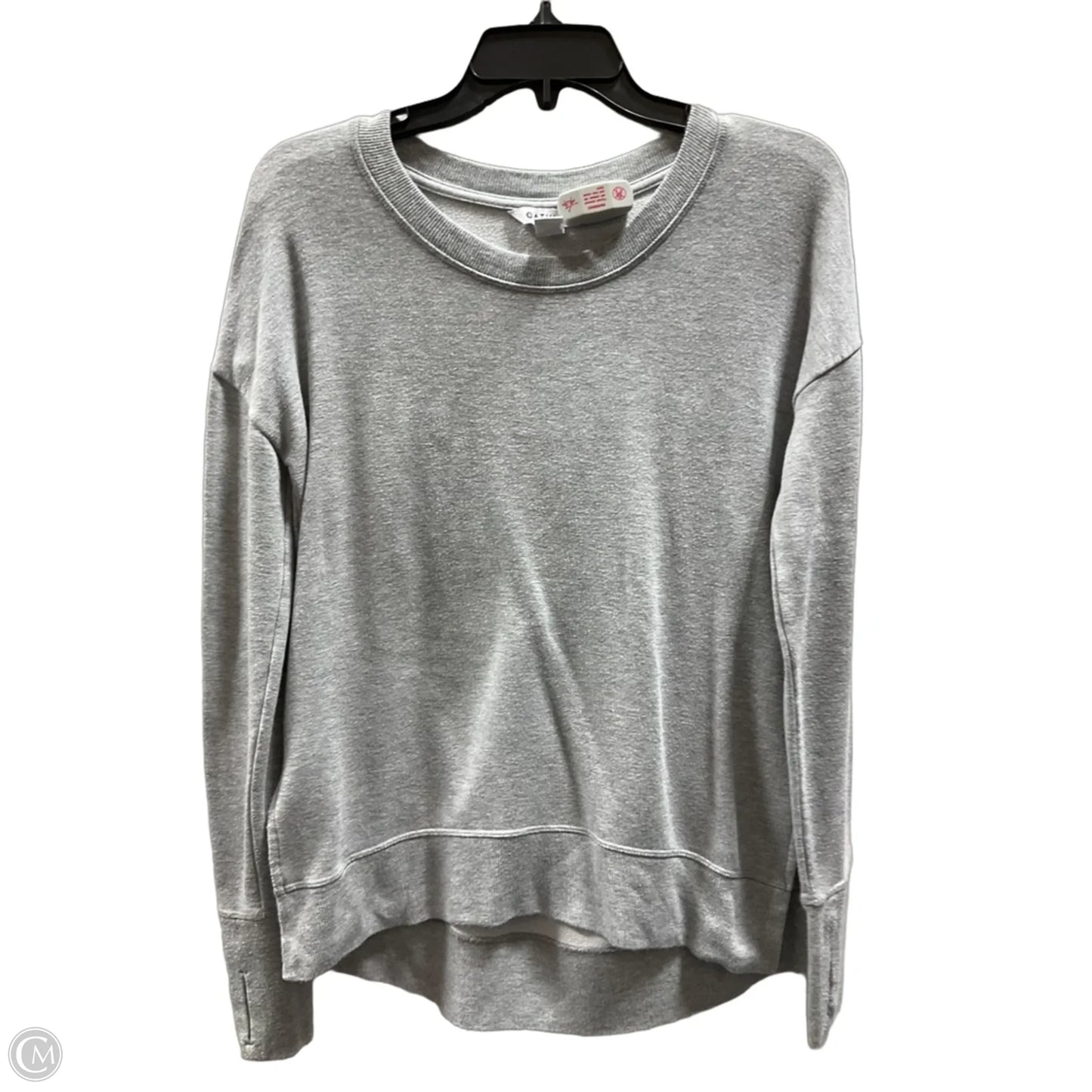 Sweatshirt Crewneck By Athleta In Grey, Size: Xs