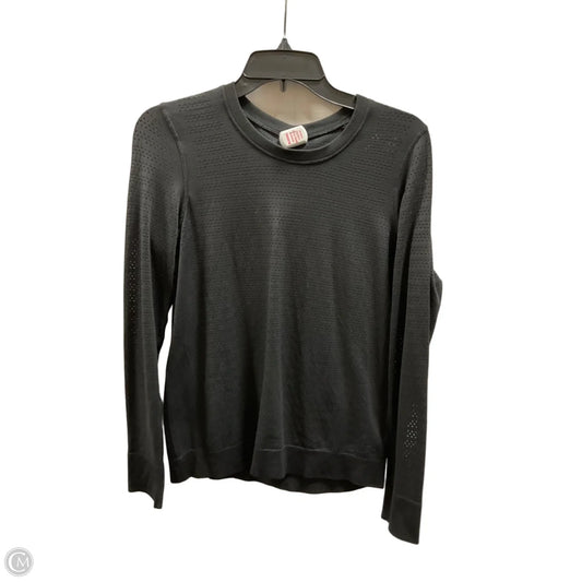 Athletic Top Long Sleeve Crewneck By Lululemon In Black, Size: M