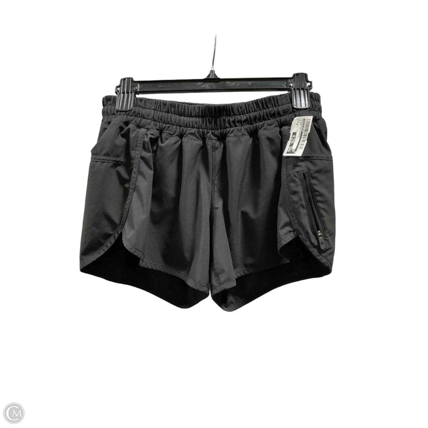 Athletic Shorts By Lululemon In Black, Size: 6