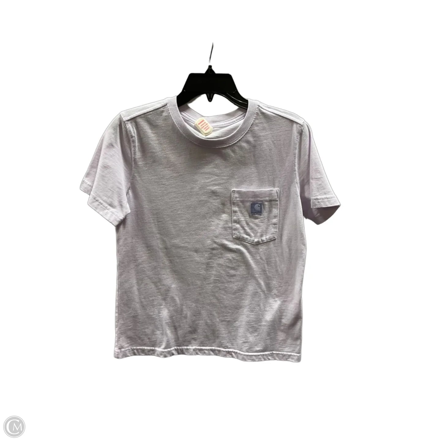 Top Short Sleeve By Carhartt In Purple, Size: S