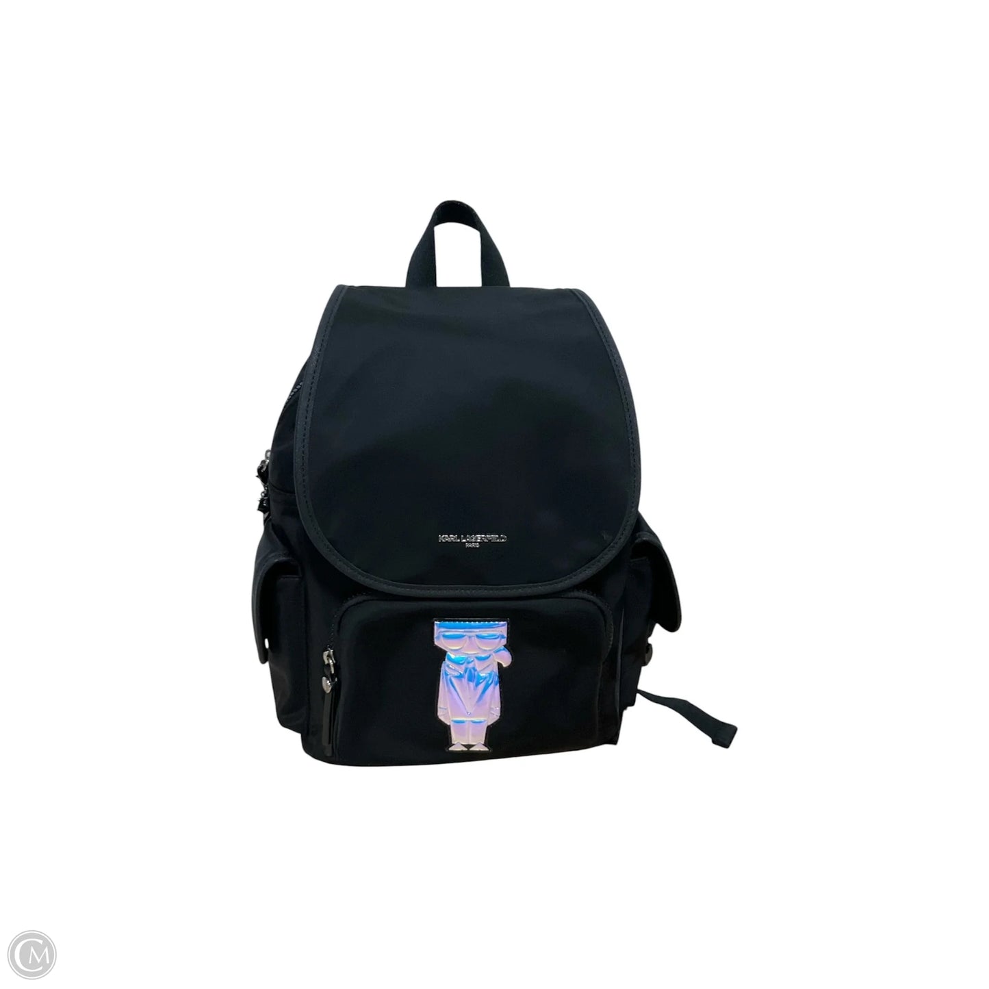 Backpack Designer By Karl Lagerfeld, Size: Medium