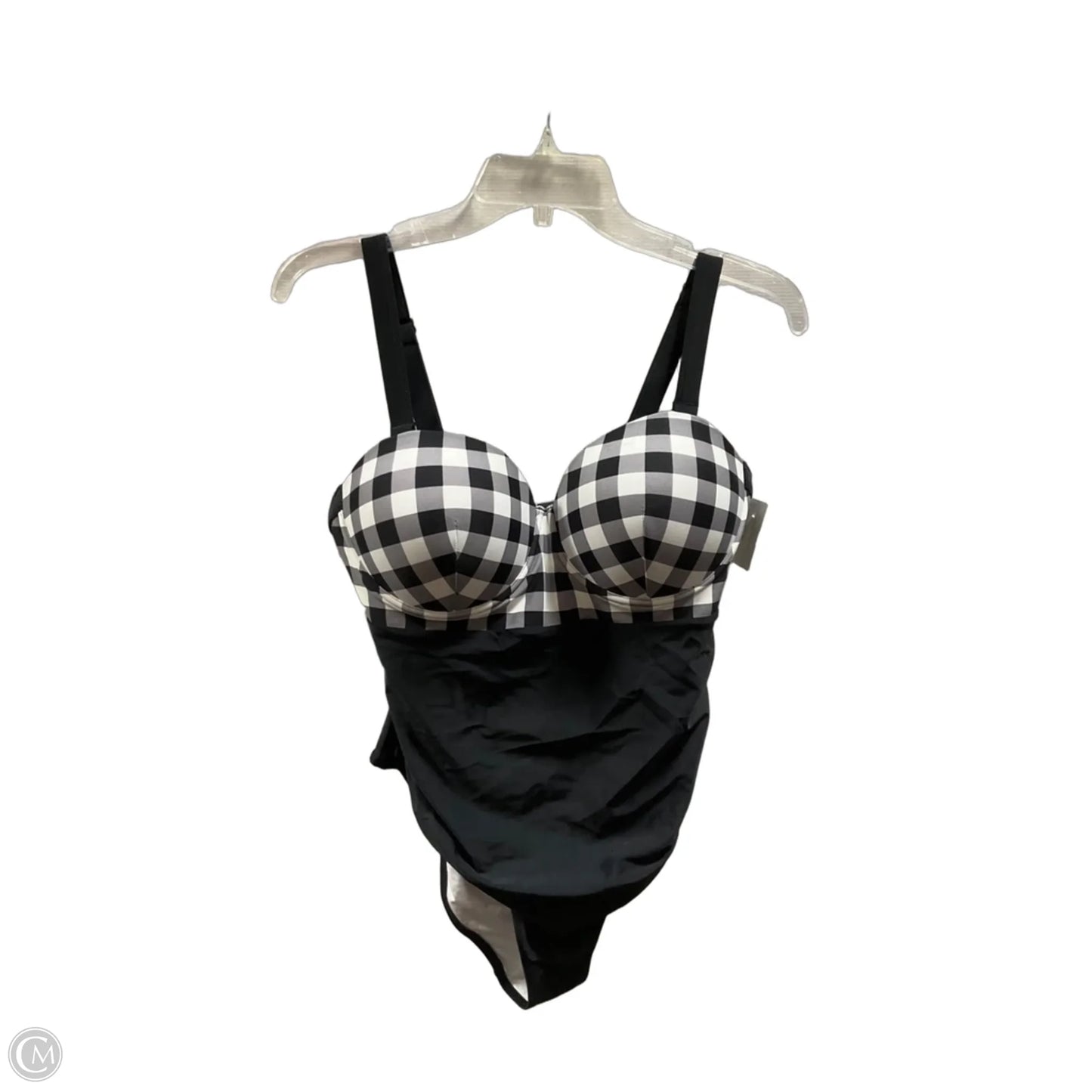 Swimsuit By Cupshe In Black & White, Size: Xl
