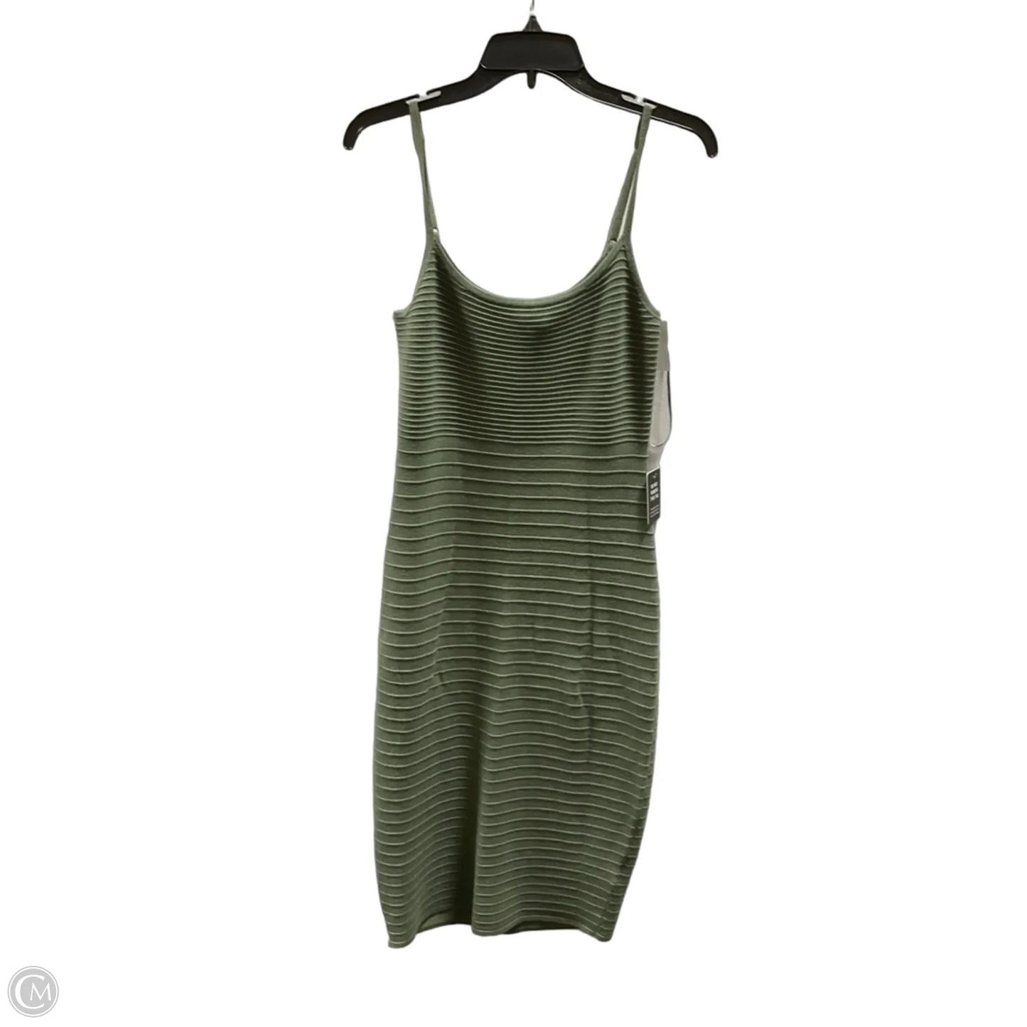 Dress Casual Midi By Express In Green, Size: M