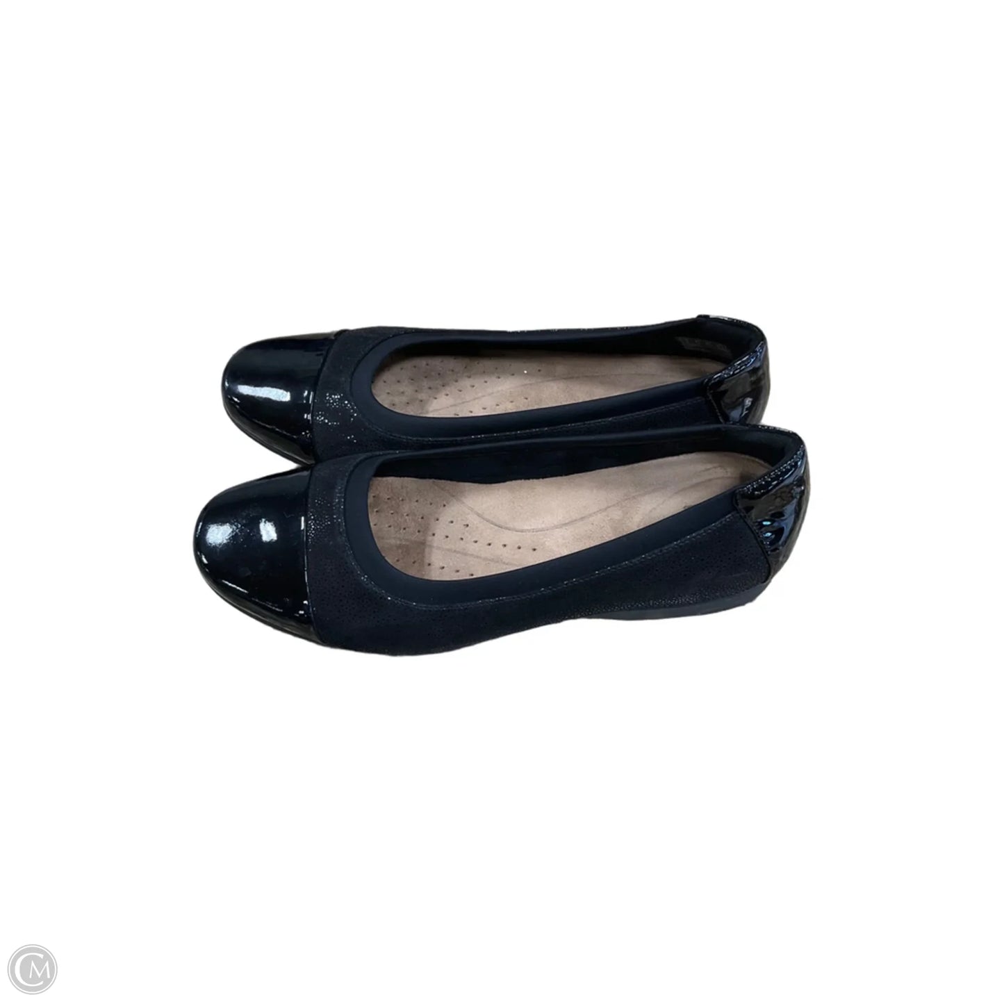 Shoes Flats By Clarks In Black, Size: 8.5