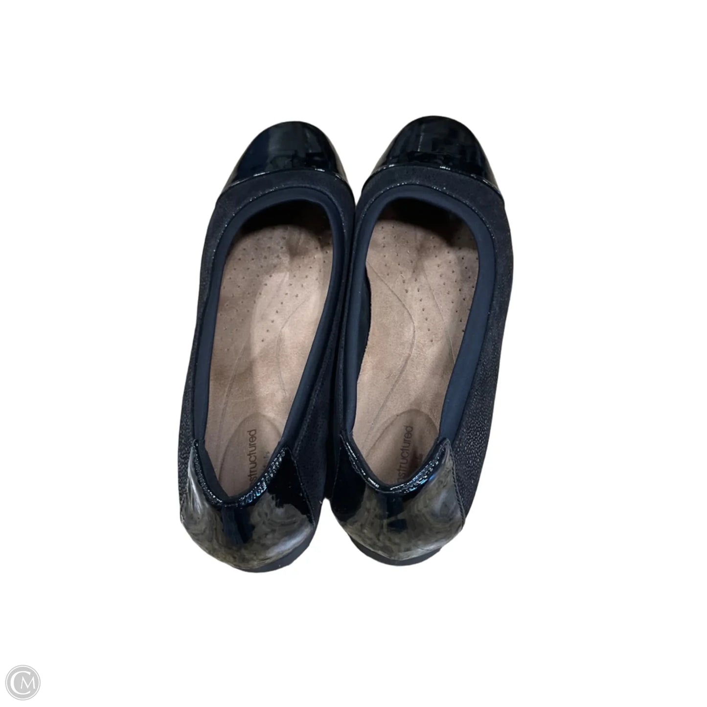 Shoes Flats By Clarks In Black, Size: 8.5