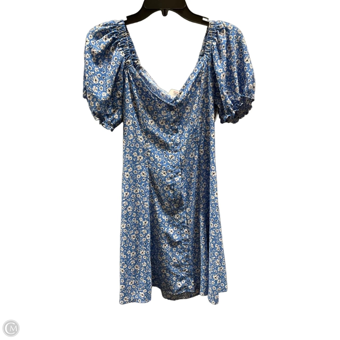 Dress Casual Short By Mng In Blue & White, Size: Xs