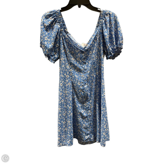Dress Casual Short By Mng In Blue & White, Size: Xs