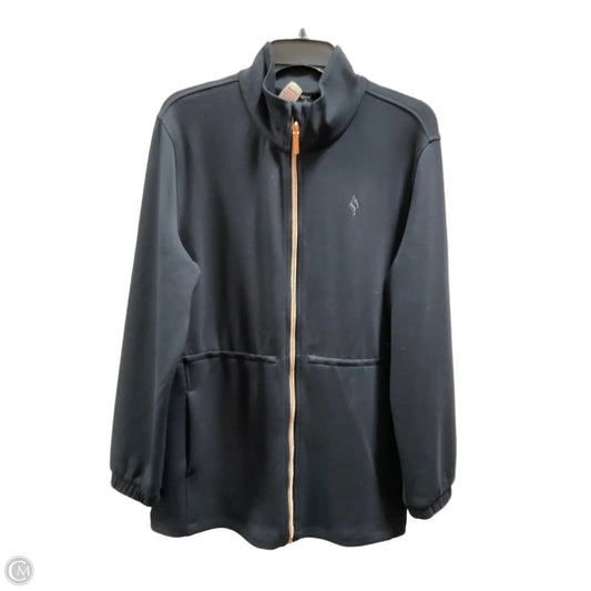 Athletic Jacket By Skechers In Blue, Size: M