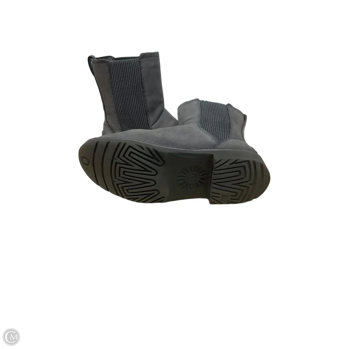 Boots Ankle Heels By Ugg In Grey, Size: 7