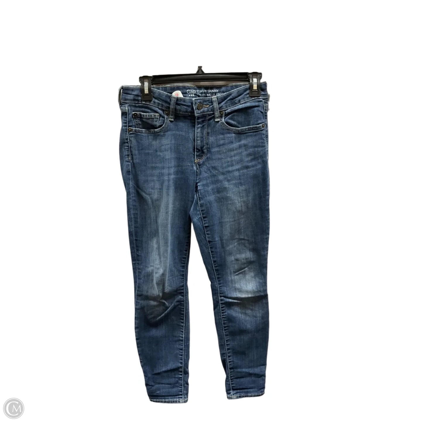 Jeans Skinny By Gap In Blue, Size: 4