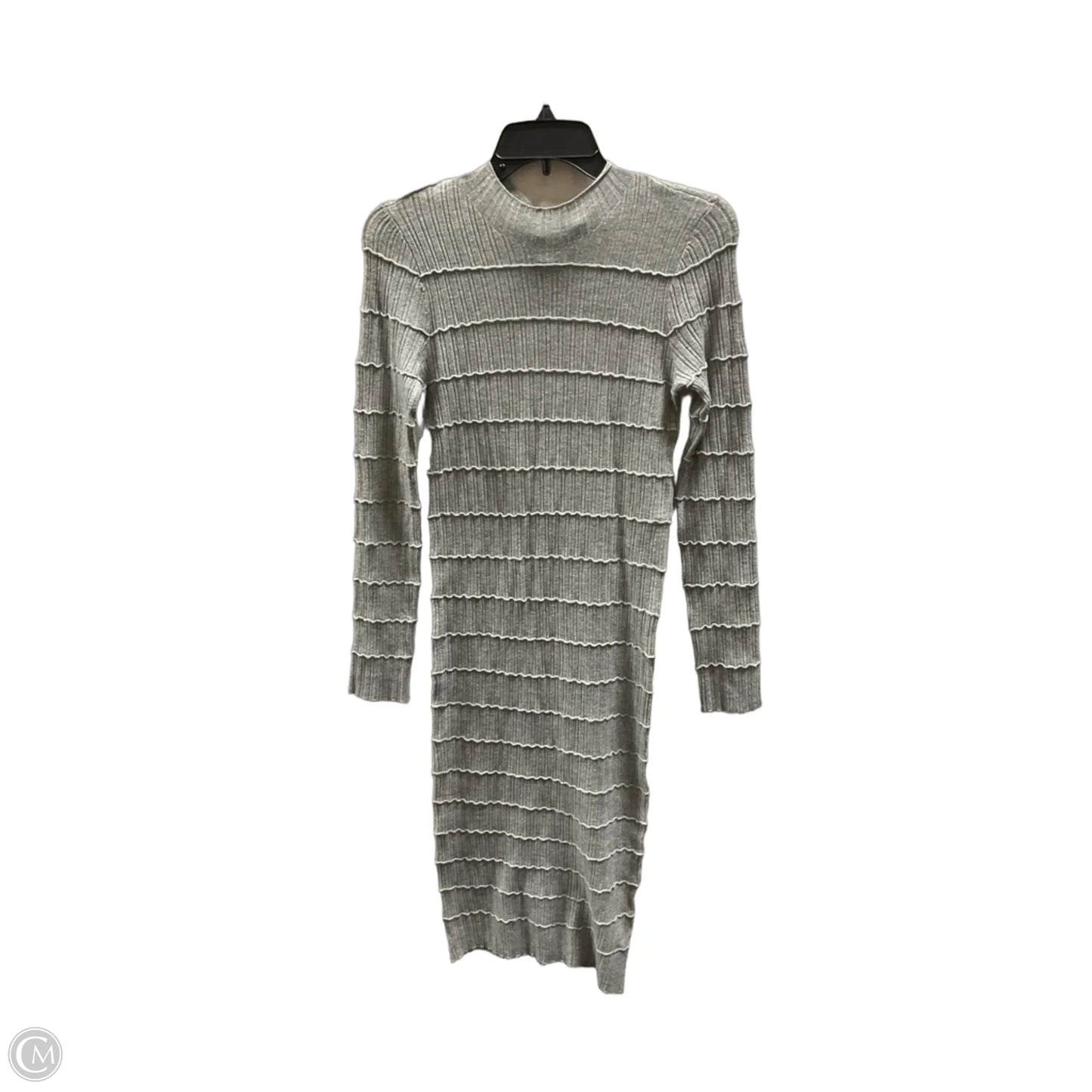 Dress Casual Midi By Vero Moda In Grey, Size: S