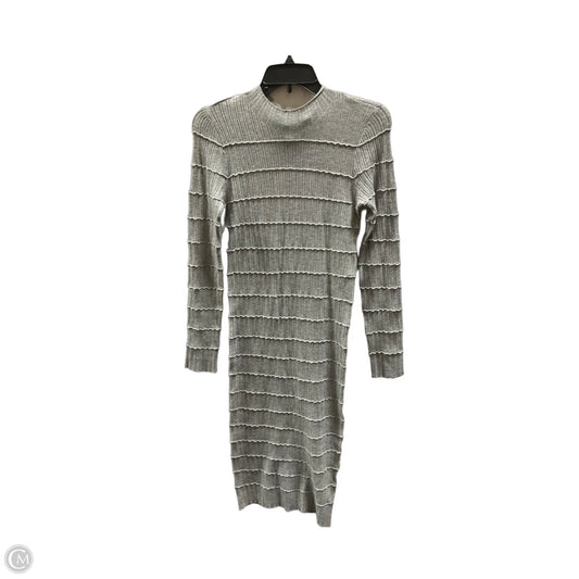 Dress Casual Midi By Vero Moda In Grey, Size: S